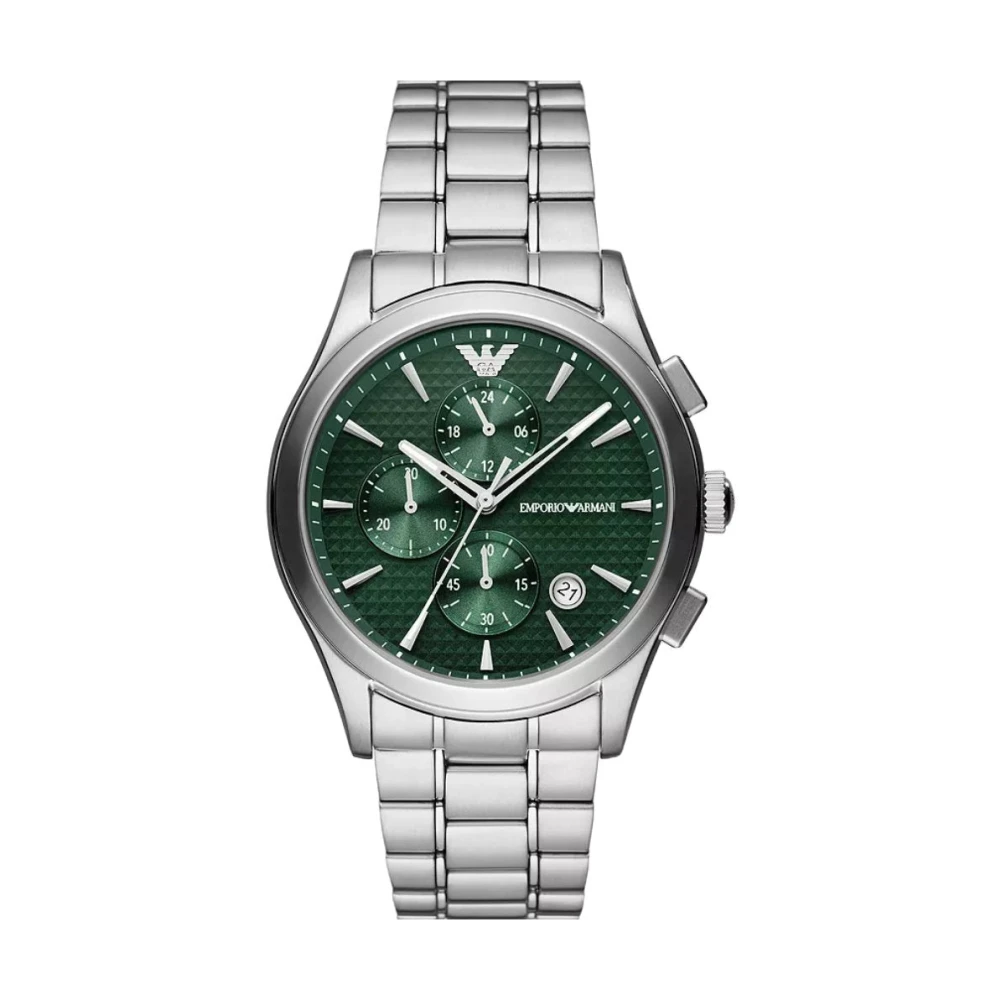 Emporio Armani Uomo Grigio - Orologio Cronografo Al Quarzo - Accessories - One Size