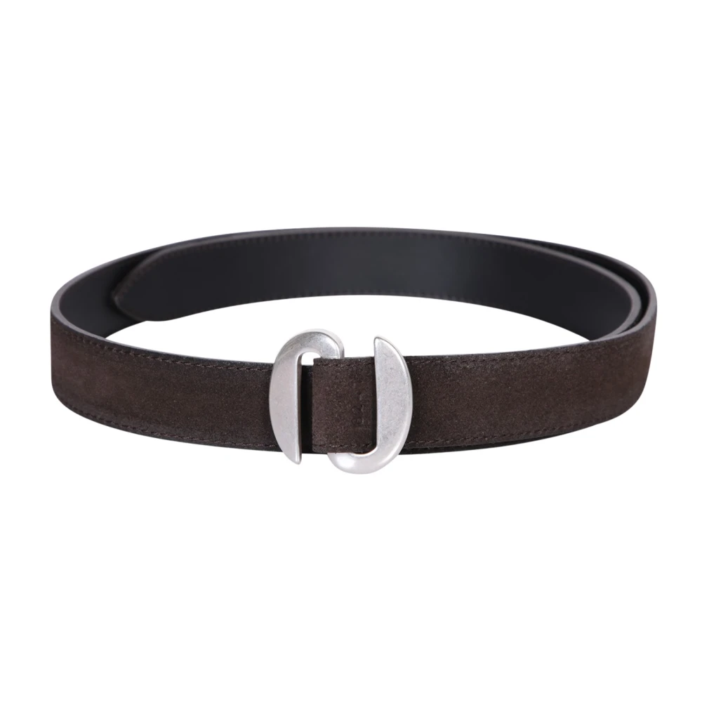 Orciani Men's Brown Belts,, Leather Belt By Medium