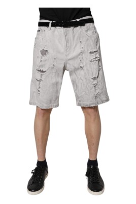 light-gray-tattered-denim-bermuda-shorts