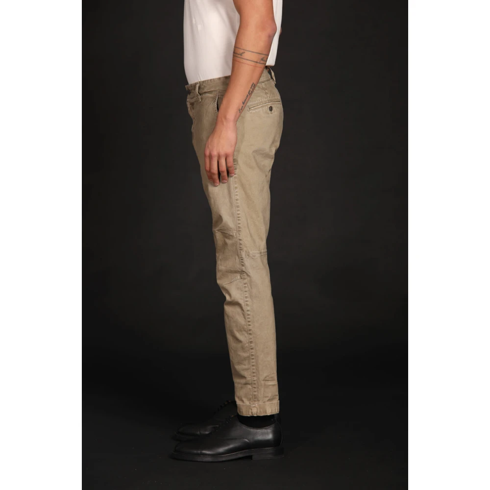 Mason's Beperkte Editie Wortelpas Cargo Broek Beige Heren