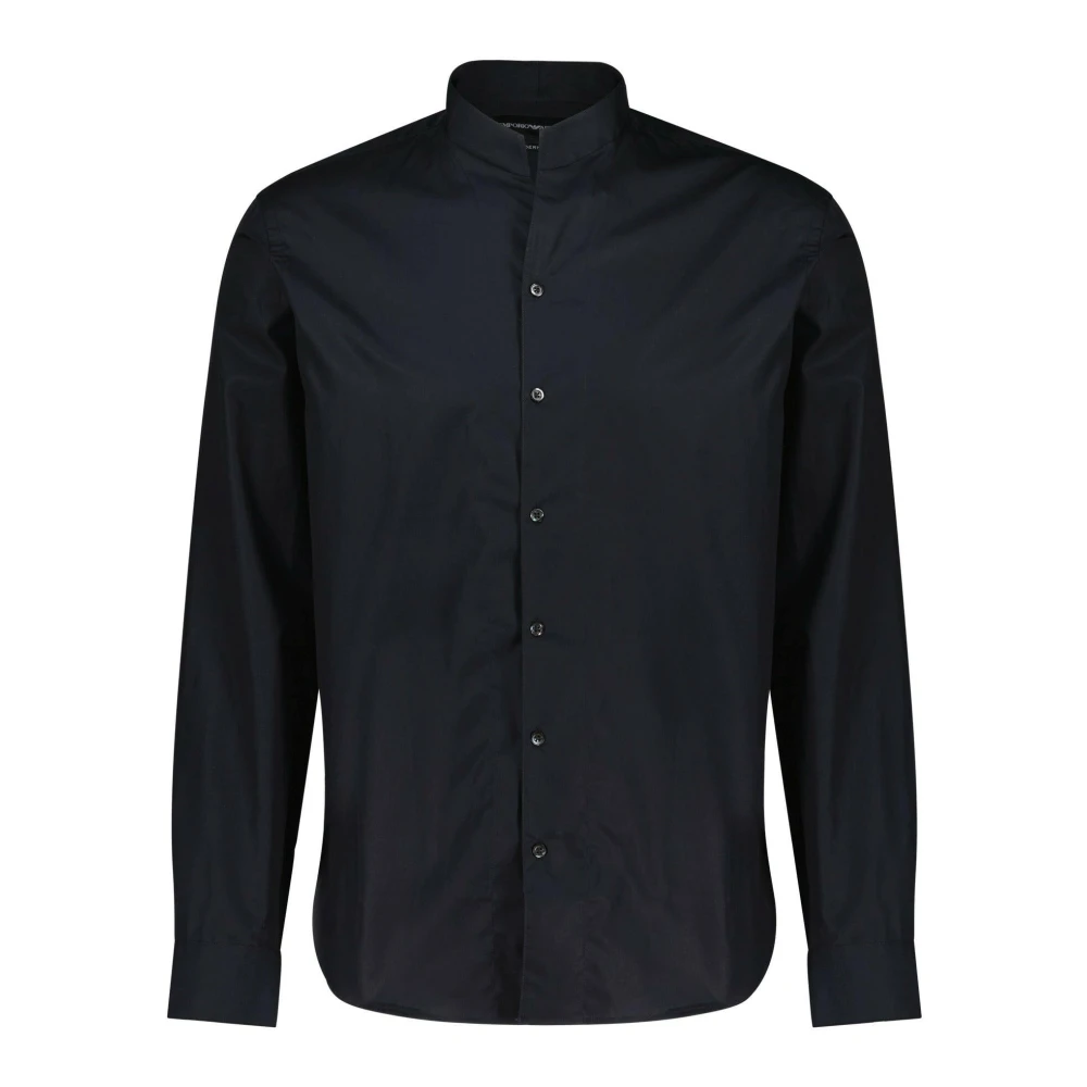 Giorgio Armani Casual Shirts Black Heren