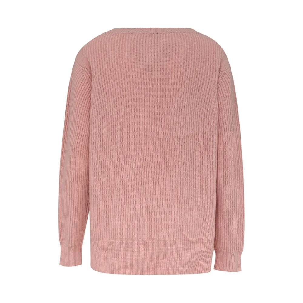 Malo Luxe Cashmere Top in Roze Pink Dames
