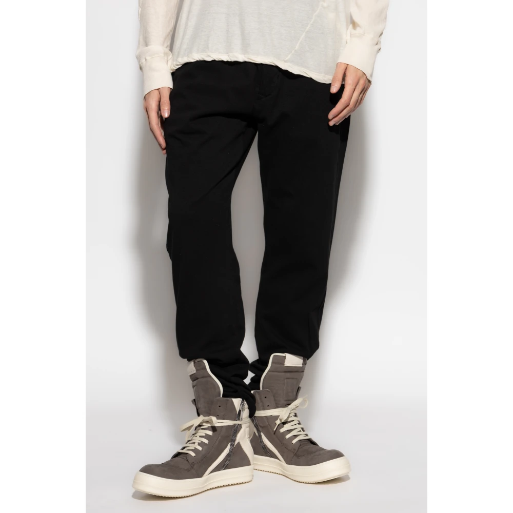 Rick Owens Berlin Broek met Trekkoord Black Heren