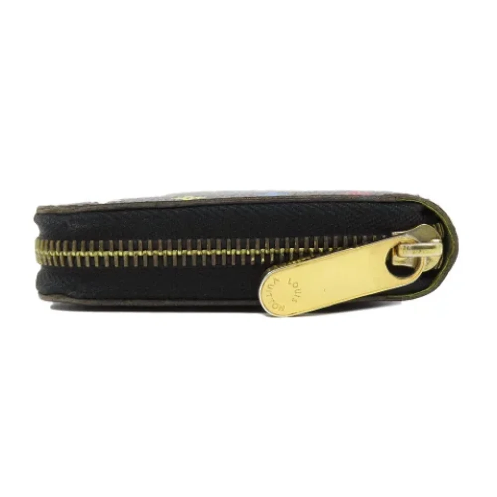Louis Vuitton Vintage Pre-owned Canvas wallets Black Dames