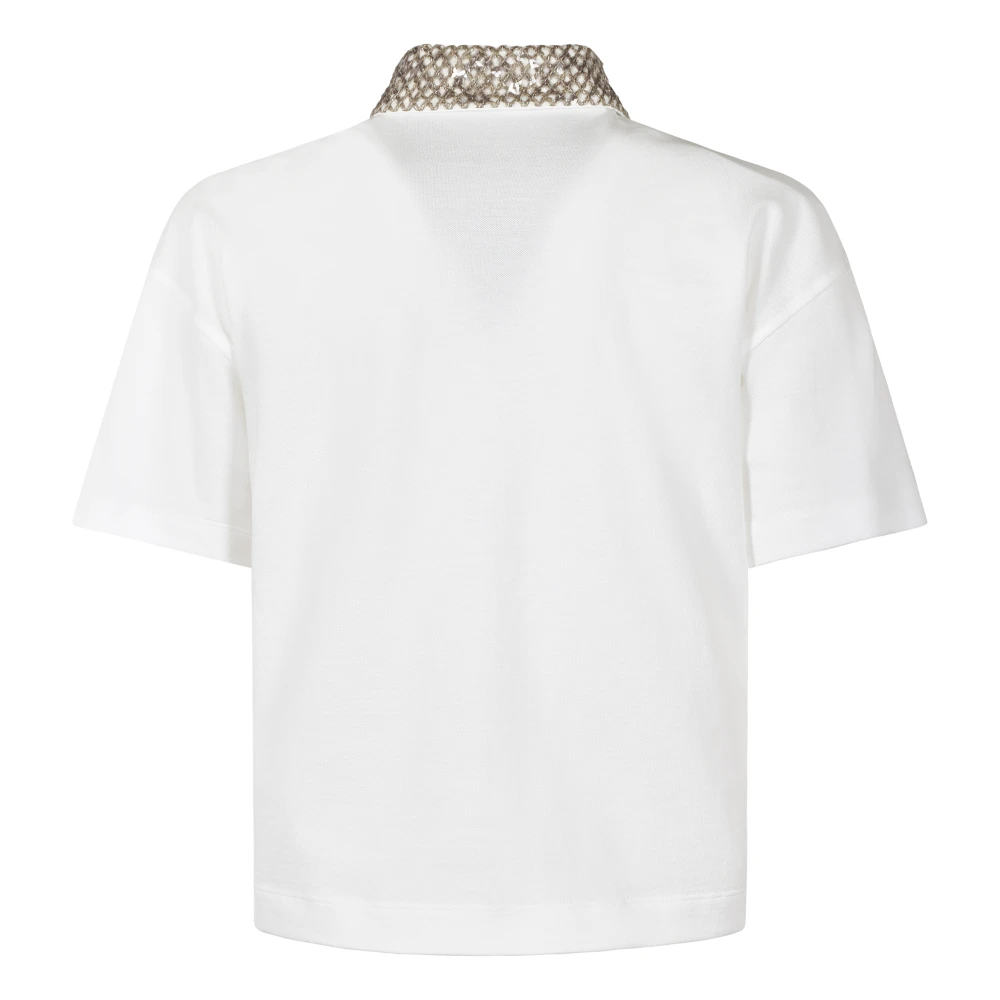 BRUNELLO CUCINELLI Witte Polo T-shirts en Polos White Dames