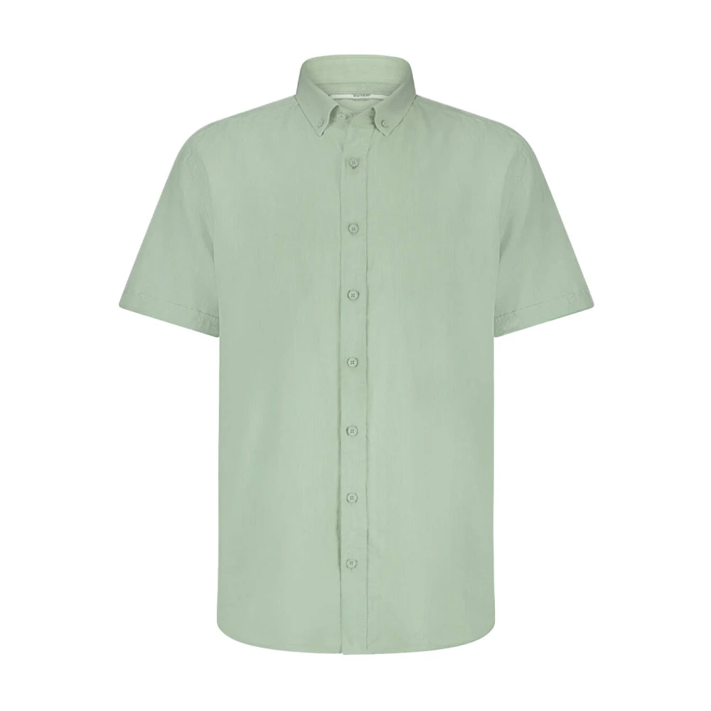 State of Art Korte Mouw Oxford Overhemd Green Heren