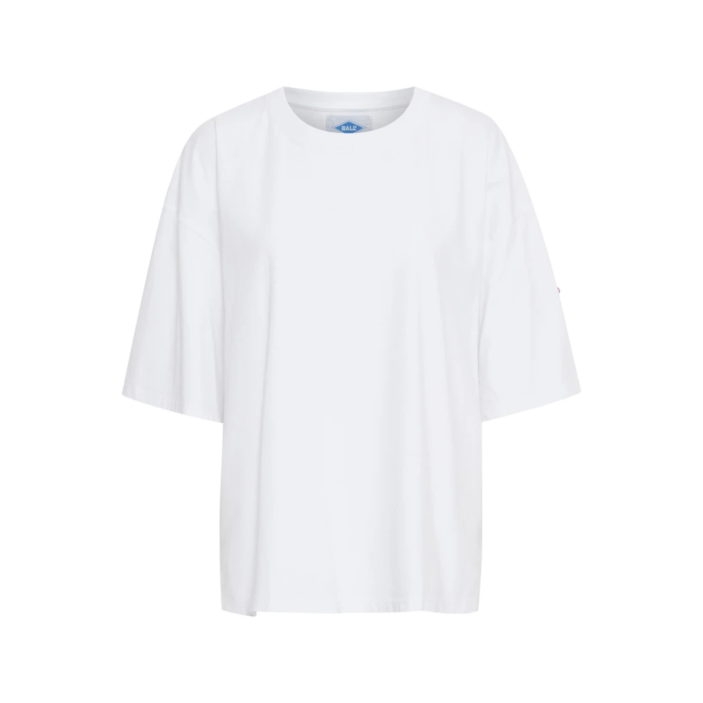 Ball Sporty Oversize T-Shirt Blanc De Blanc White Dames