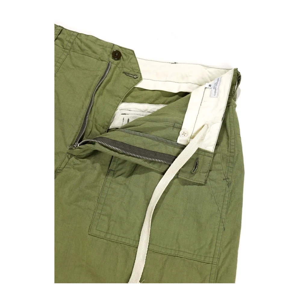 Engineered Garments Casual katoenen shorts voor mannen Green Heren