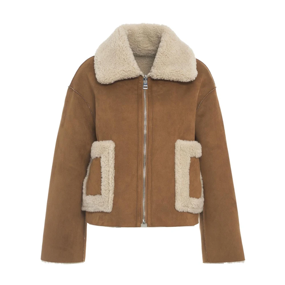 Jakke Bruine Jassen Aw24 voor Vrouwen Brown Dames
