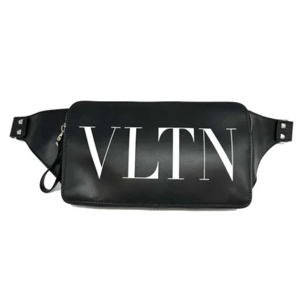 Valentino Vintage Pre-owned Leather crossbody-bags Black Dames