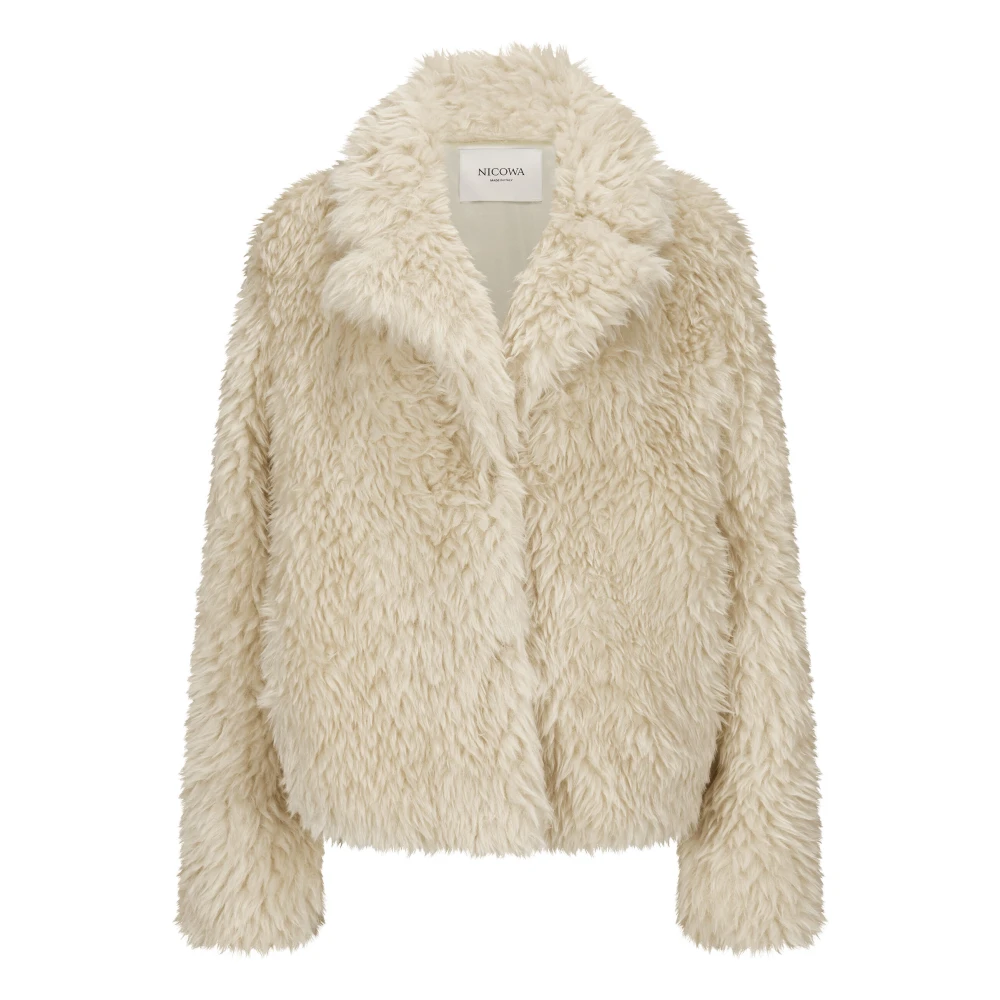 Nicowa Eco-Fur Winterjas Faniwo Beige Dames