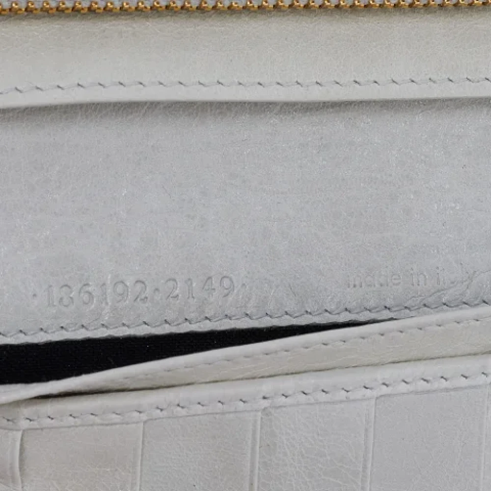 Balenciaga Vintage Pre-owned Leather wallets White Dames