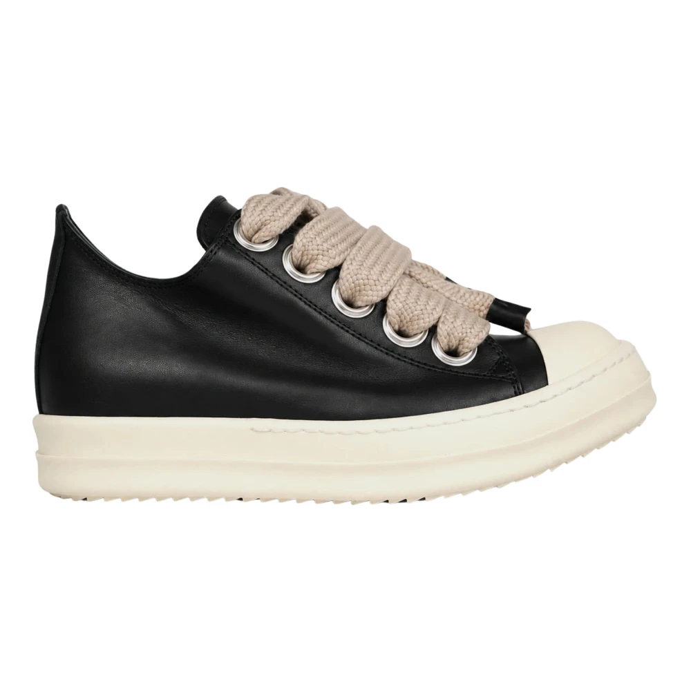 Rick Owens Jumbolace Low Heren Schoenen Zwart