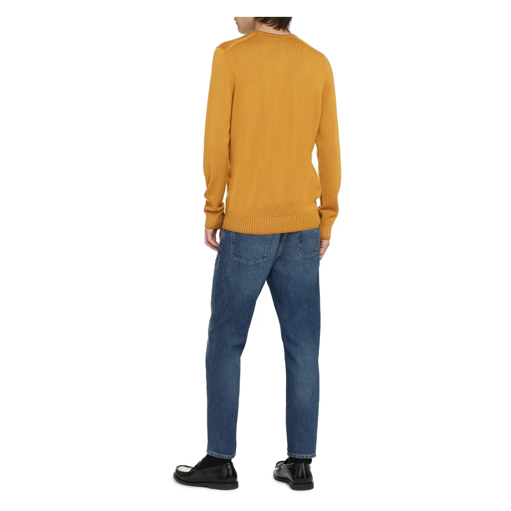 Drumohr Knitwear Yellow Heren