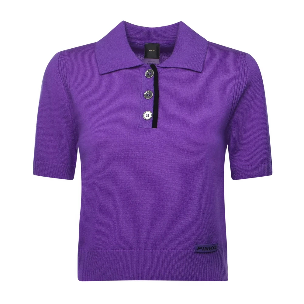 Pinko Damen Violett Strickwaren, Lila, Xsgröße: