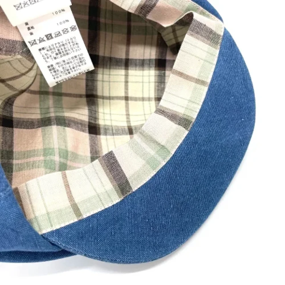 Hermès Vintage Pre-owned Fabric hats Blue Dames