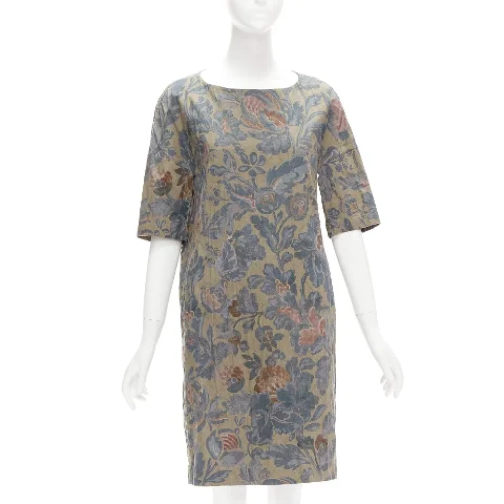 Dries van Noten Pre-owned Cotton dresses Multicolor Dames