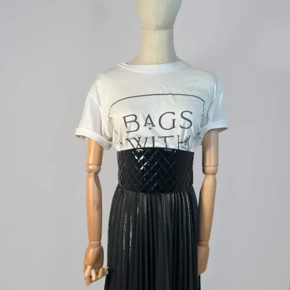 Chanel Vintage Pre-owned Leather belts Black Dames