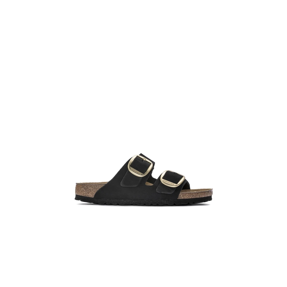 Svart Arizona Big Buckle Sandaler