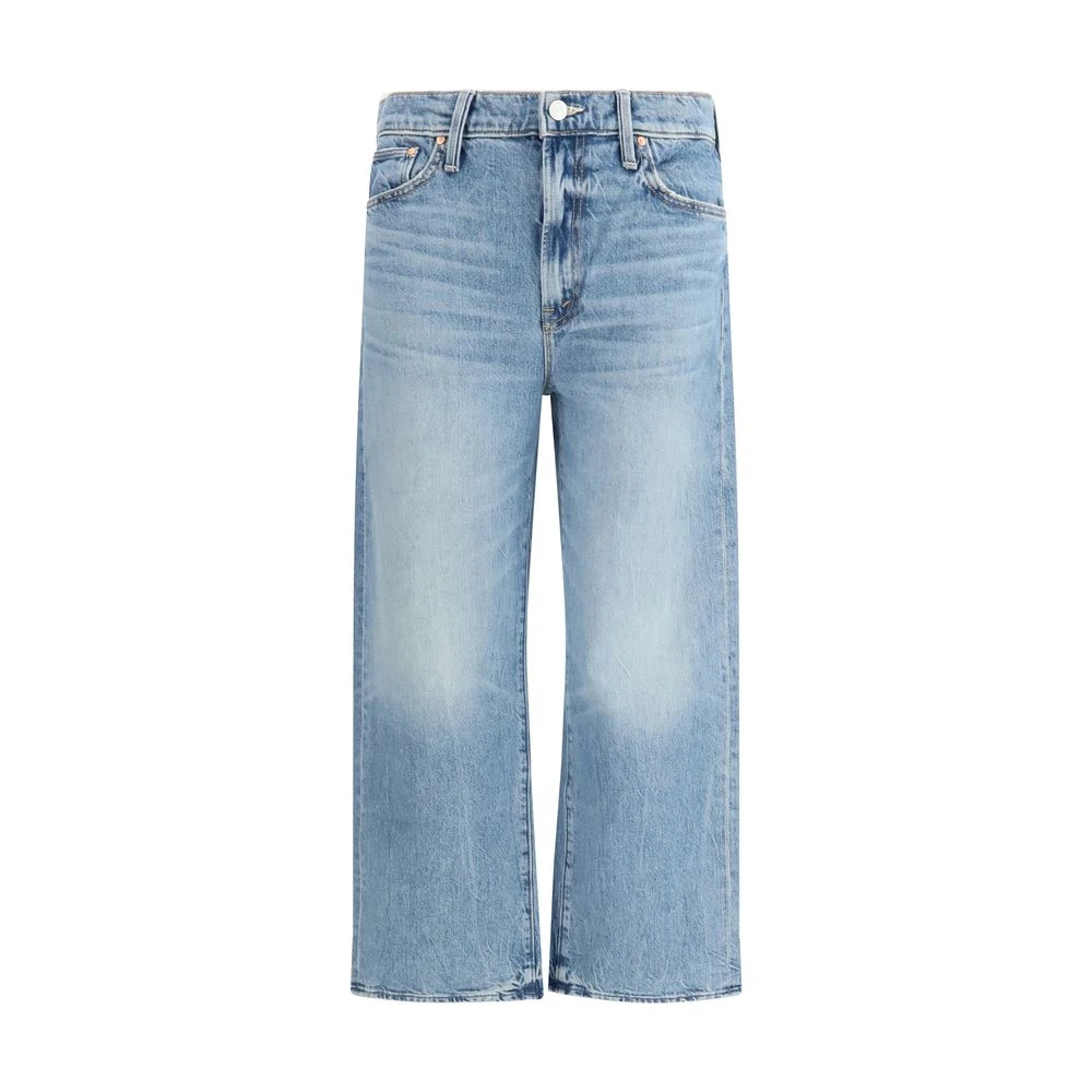 Mother Blue The Dodger Flood Jeans - Female - Straight Fit Jeans - W27 - Jeans