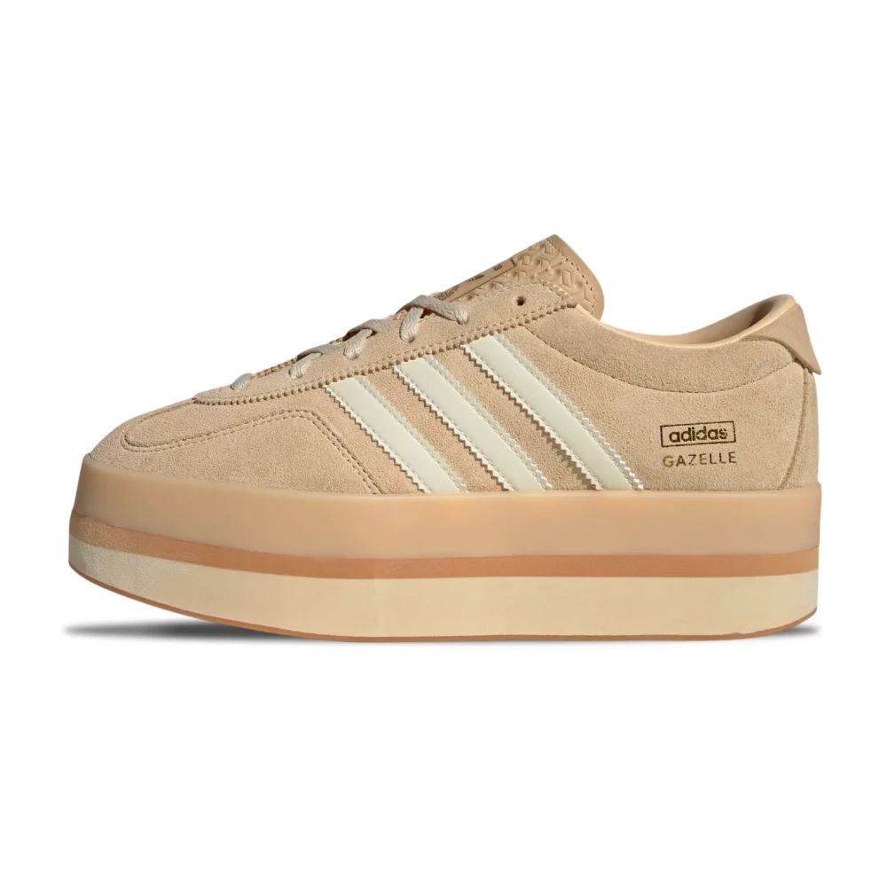 Adidas Women's Beige Skateboarding, 7 Uk, Gazelle Stack