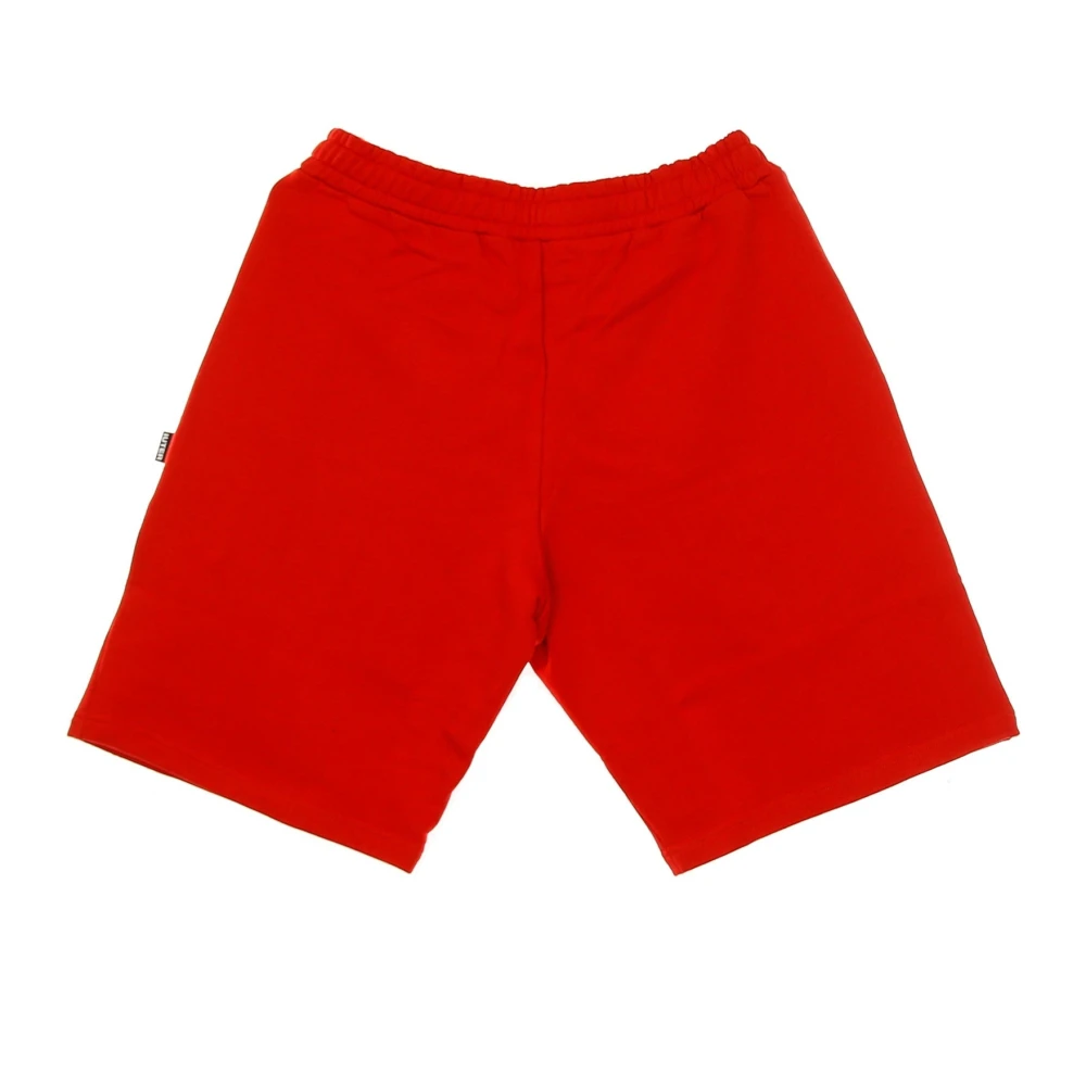 Iuter Rode Sweatshorts Lichtgewicht Elastische Taille Red Heren