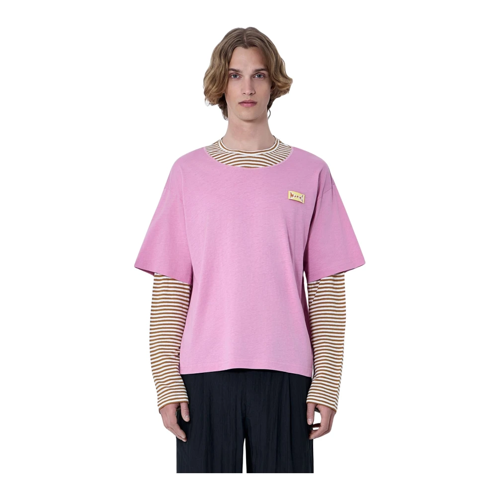 Marni Uomo Rosa Top, M, New,