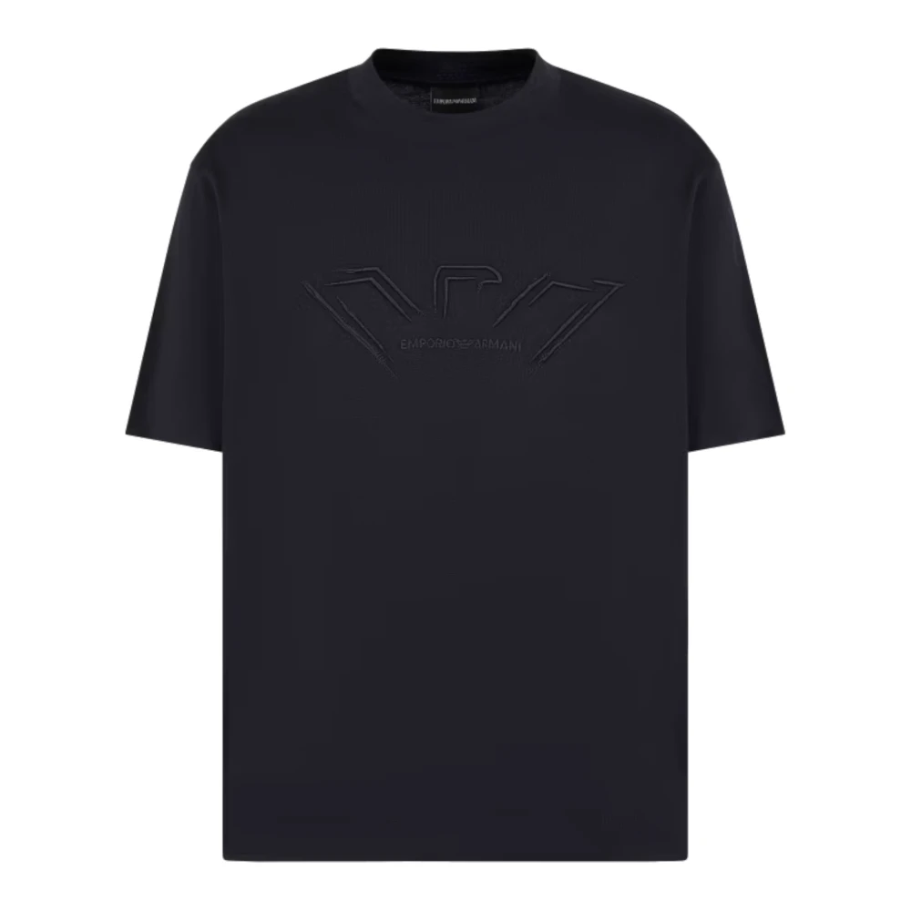 Emporio Armani Herren Blau Oberteile, Xlgröße: