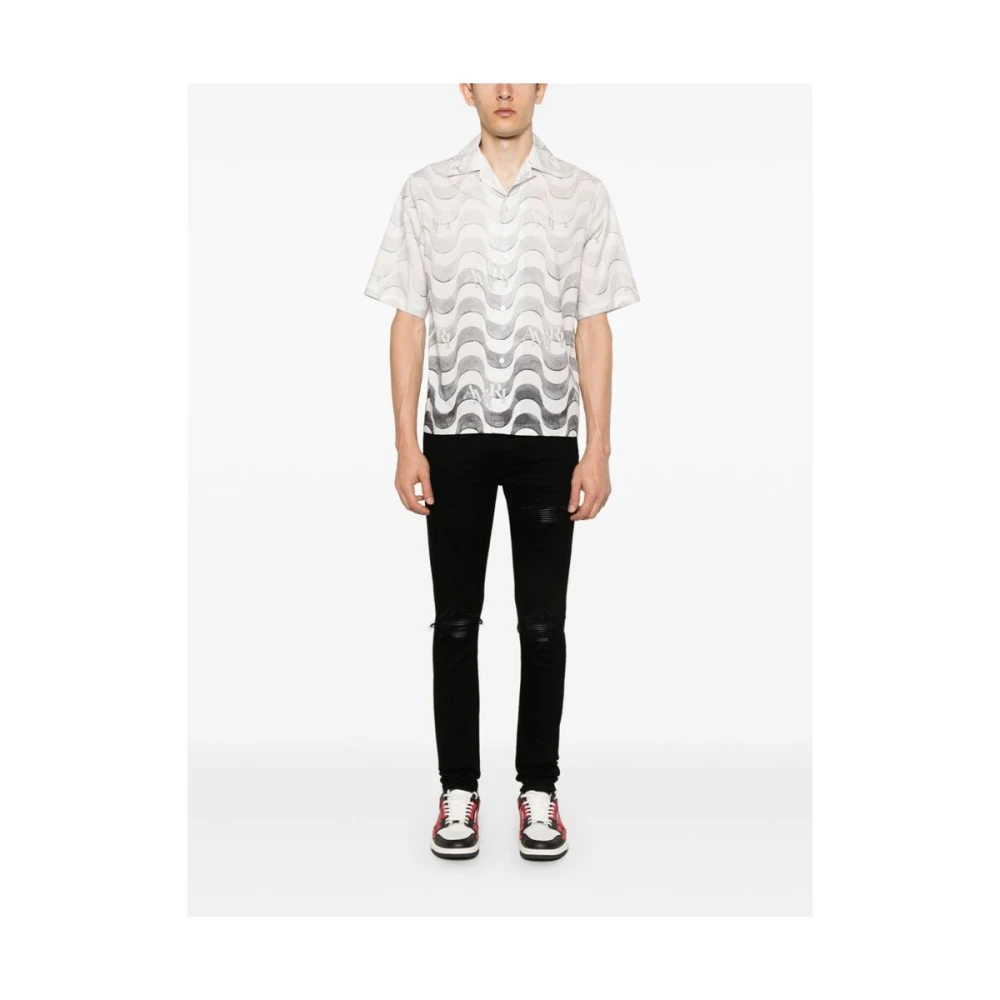 Amiri Zwarte Distressed Skinny Jeans Black Heren