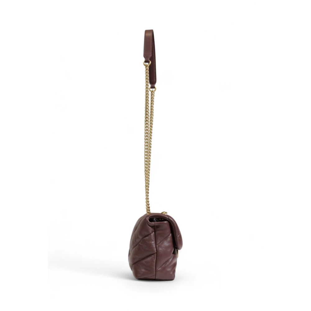 pinko Rode Leren Clip Tas Herfst Winter Red Dames