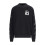 sweat-noir-logo-coton-impression-contraste