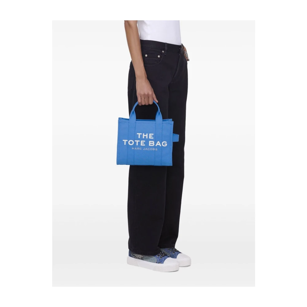 Marc Jacobs Lichtblauwe Tote tas met logo Blue Dames