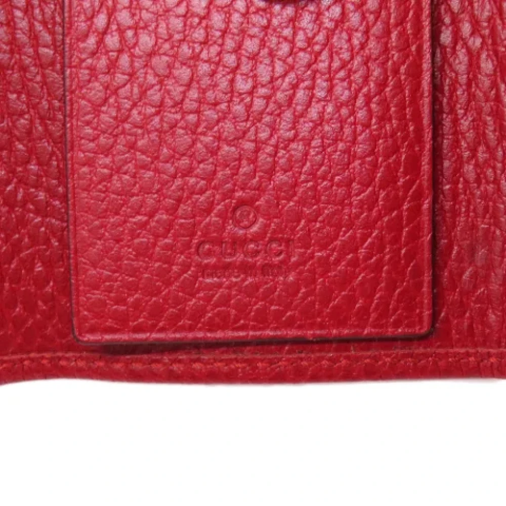 Gucci Vintage Pre-owned Leather key-holders Red Dames