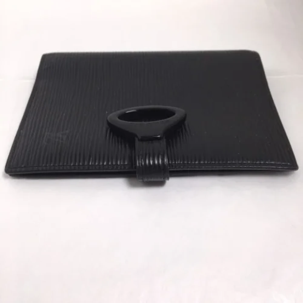 Louis Vuitton Vintage Pre-owned Leather home-office Black Dames