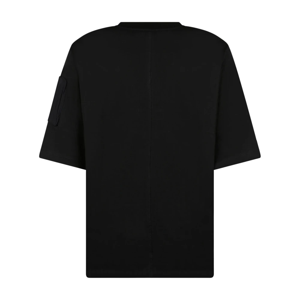 Thom Krom Zwart T-shirt met unieke stiksels Black Heren