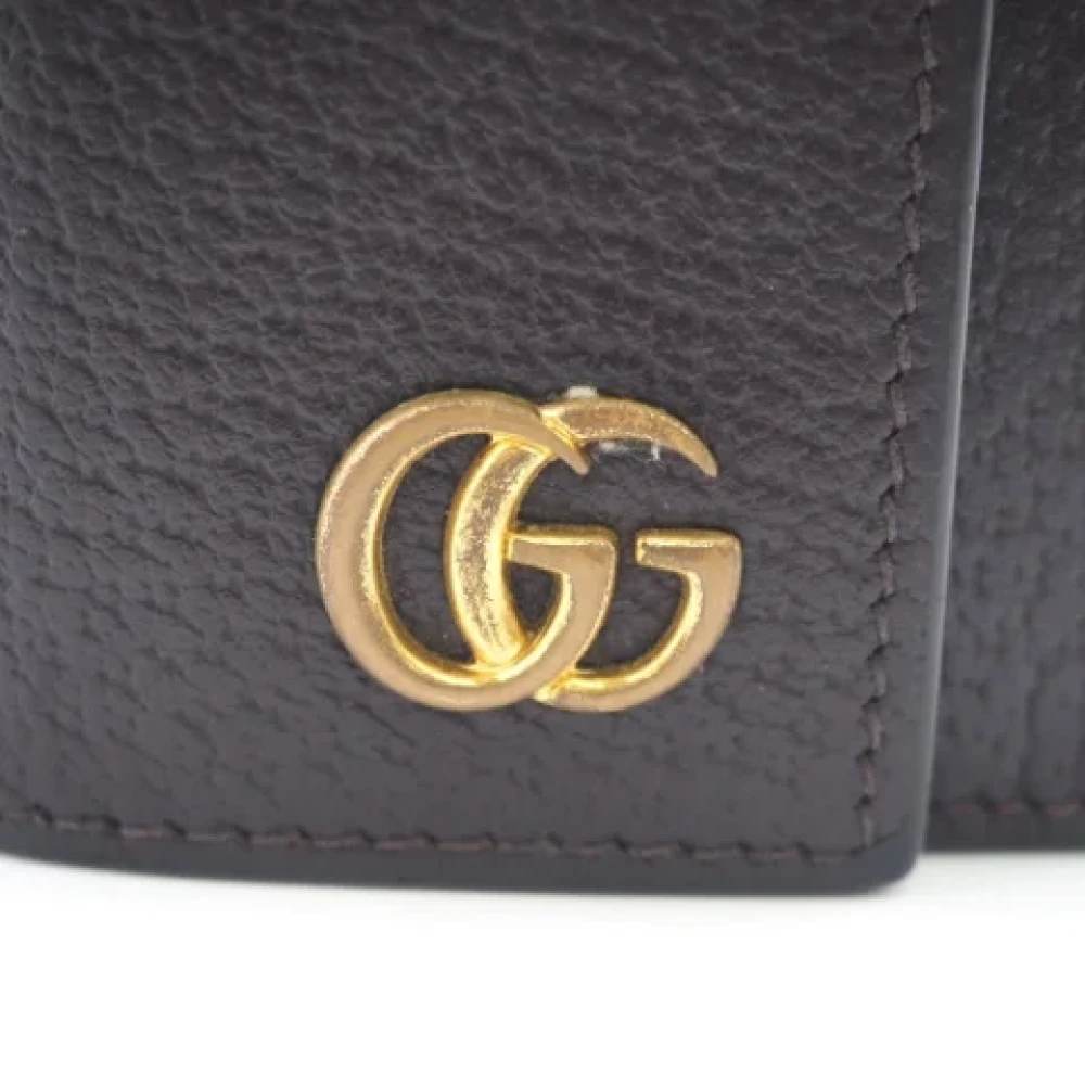 Gucci Vintage Pre-owned Leather wallets Brown Dames