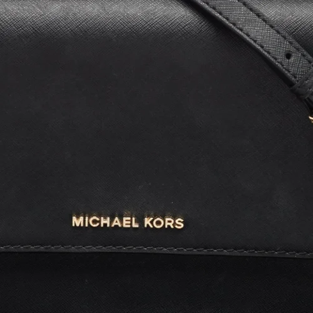 Michael Kors Pre-owned Leather crossbody-bags Black Dames
