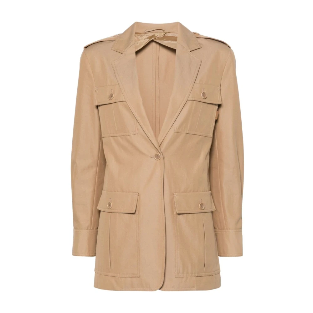 Max Mara Stijlvolle Pacos Damesmode Jurk Brown Dames