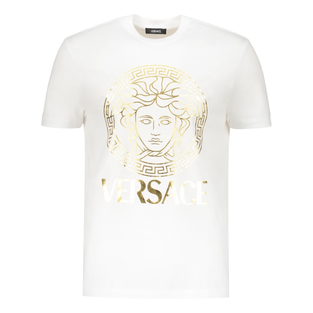 Versace - Tops > T-Shirts - White - Versace - Modalova