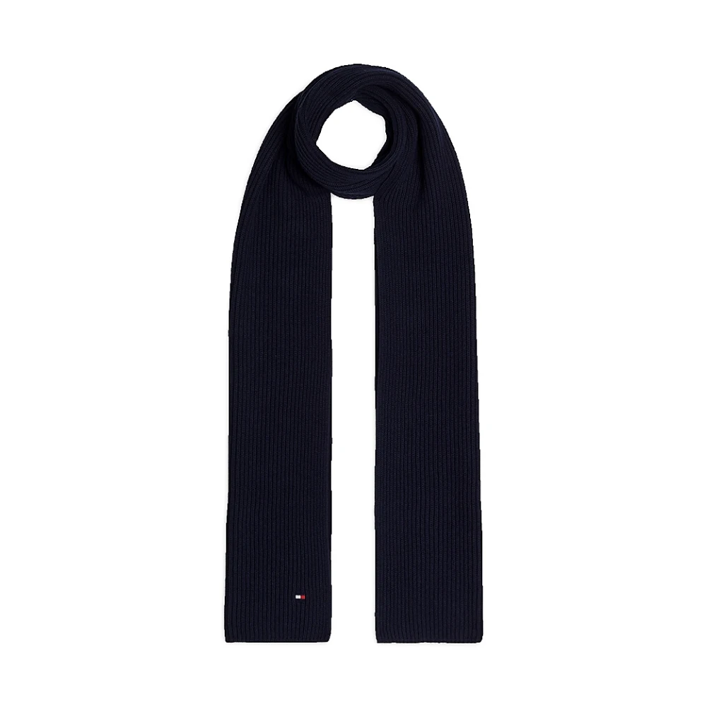Tommy Hilfiger Kasjmier Sjaal voor Stijlvolle Look Blue Unisex