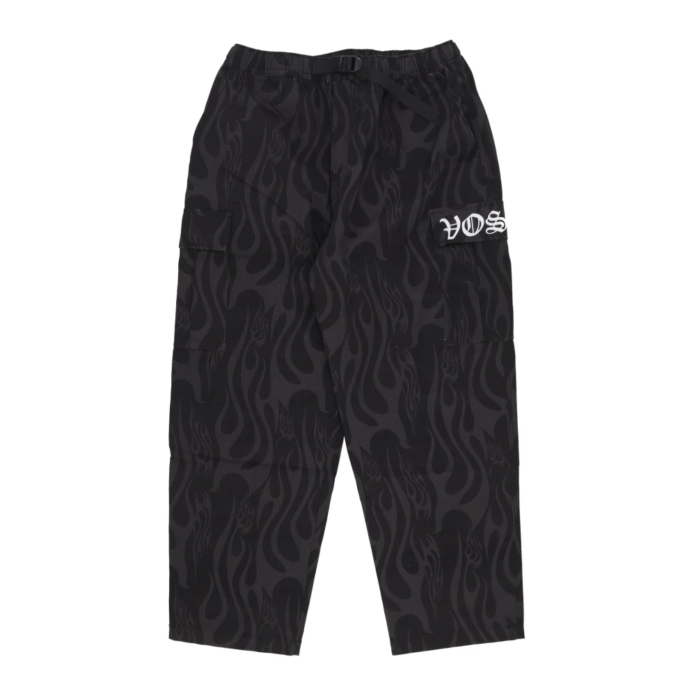 Vision OF Super Flames Gothic Cargo Broek Zwart Black Heren