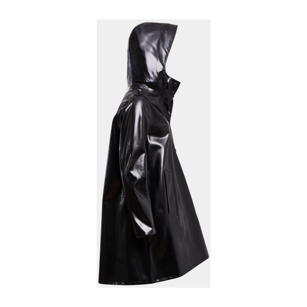 Stutterheim A-lijn Waterdichte Regenjas voor Vrouwen Black Dames