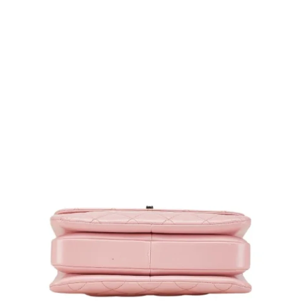 Chanel Vintage Pre-owned Leather handbags Pink Dames