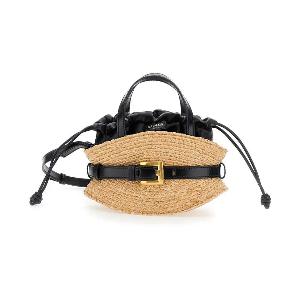 Balmain - Bags > Handbags - Beige - Balmain - Modalova