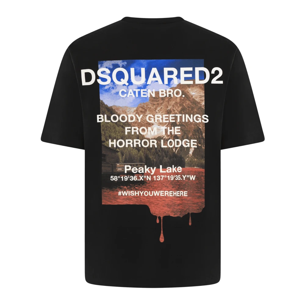 Dsquared2 Heren T-shirt Black Heren