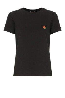 t-shirt-noir-logo-fleur