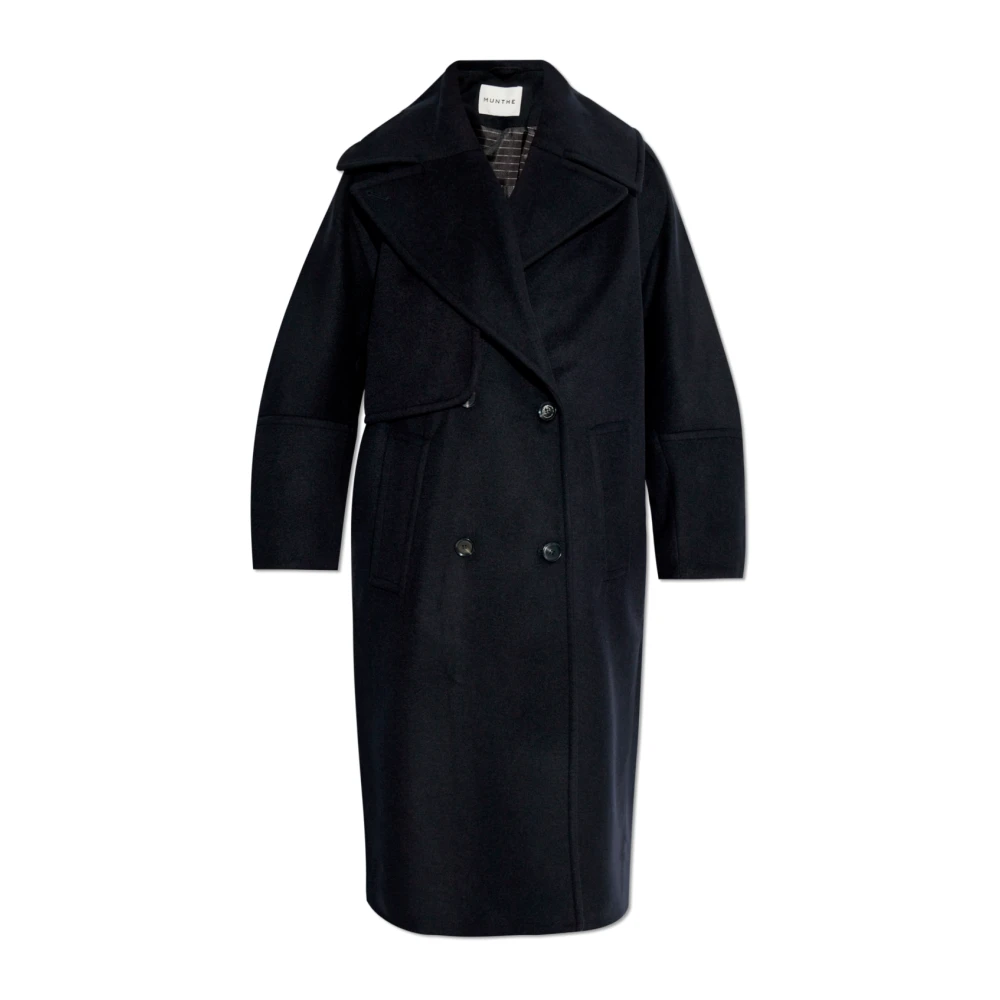Coats > Double-Breasted Coats - - Munthe - Modalova