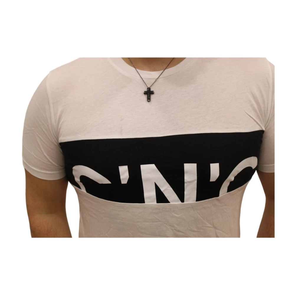 Costume National Korte Mouw T-shirt White Heren