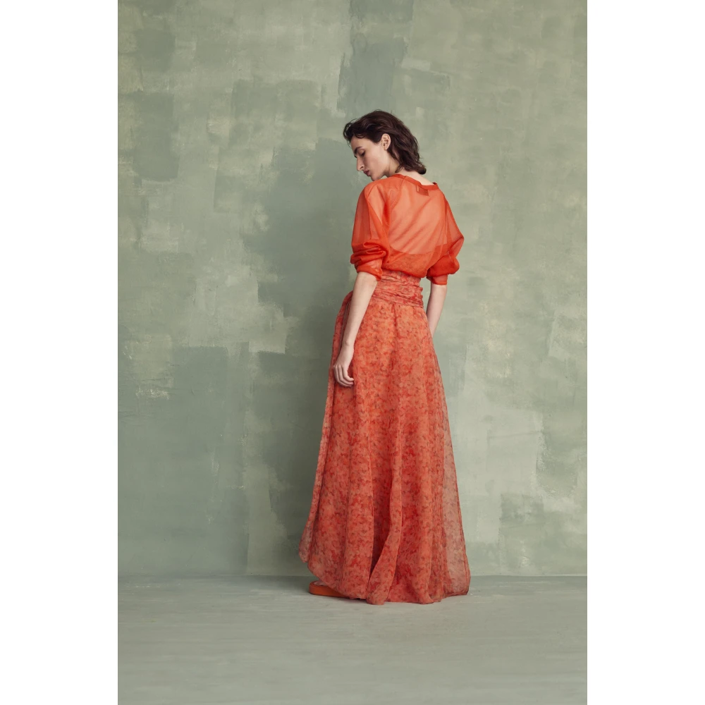 Cortana Romy top in rode stip Red Dames