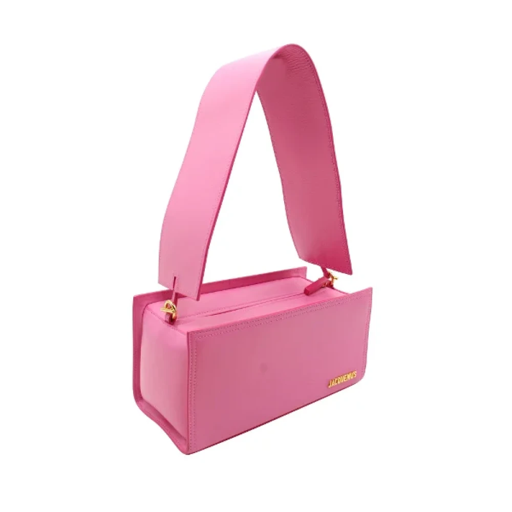 Jacquemus Pre-owned Leather handbags Pink Dames